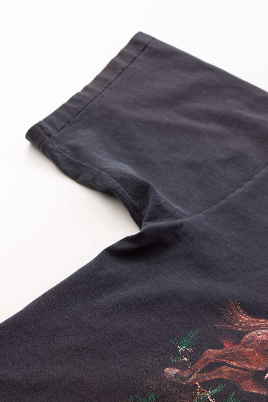 Cowboy Night Rider T-Shirt (Single Stitch)