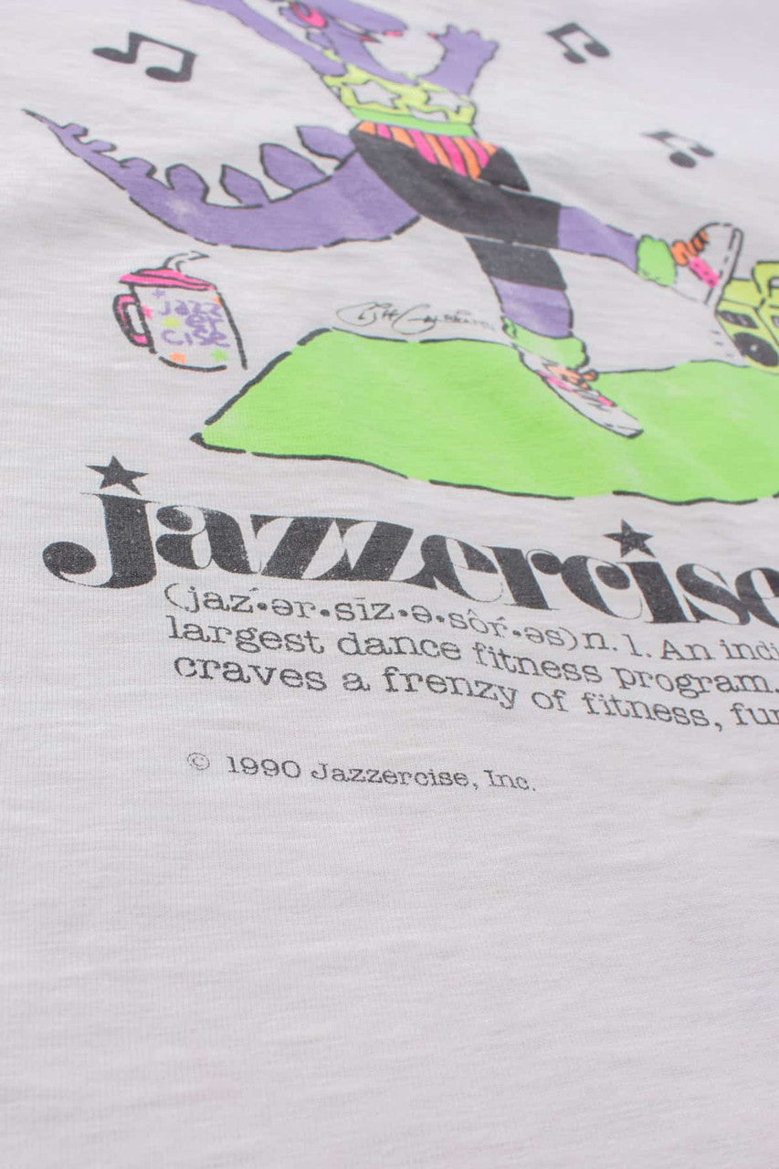 Jazzerciseasaurus Vintage T-Shirt (Single Stitch)