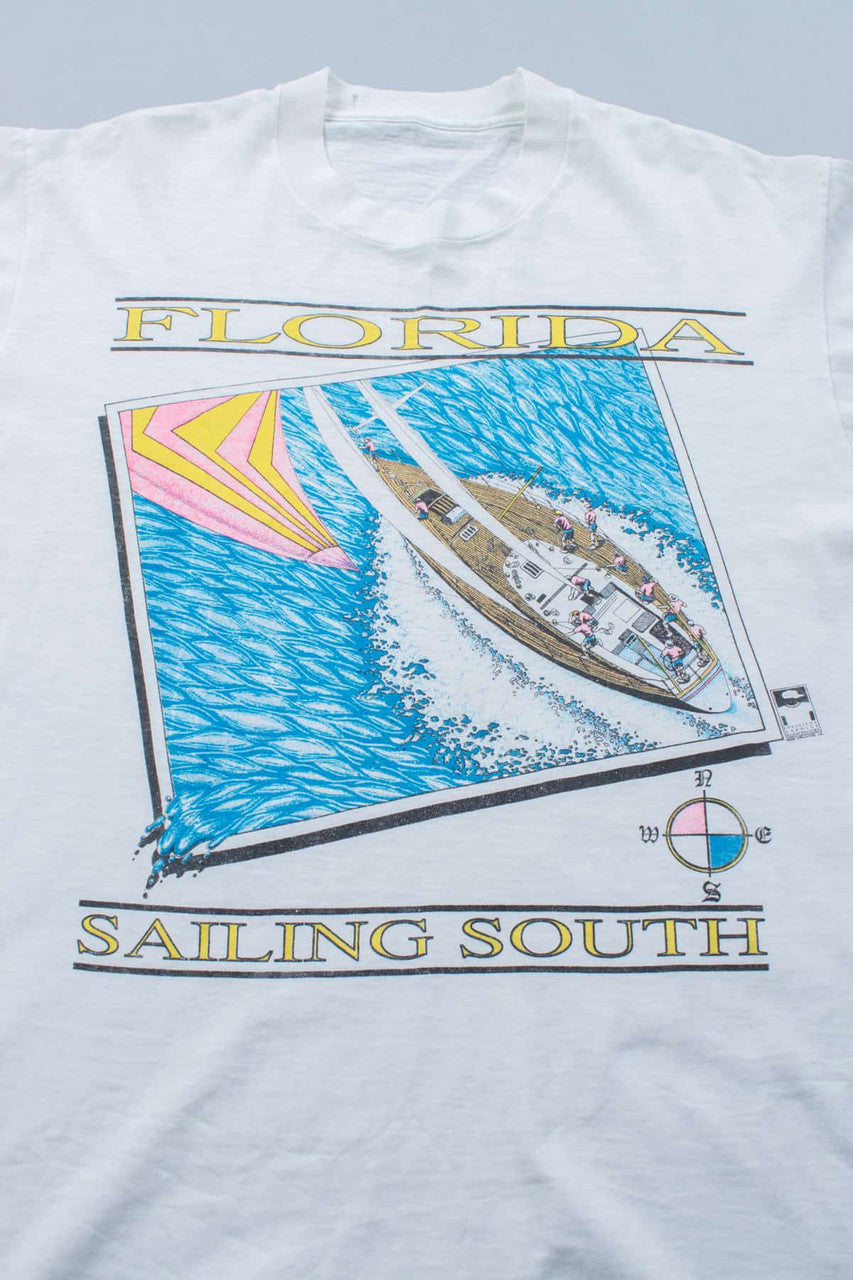 Sailing South Vintage T-Shirt (Single Stitch)