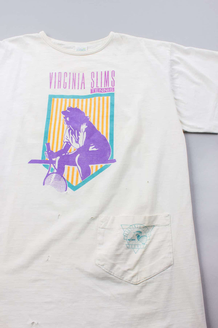 Virginia Slims Tennish Shirt (Single Stitch)