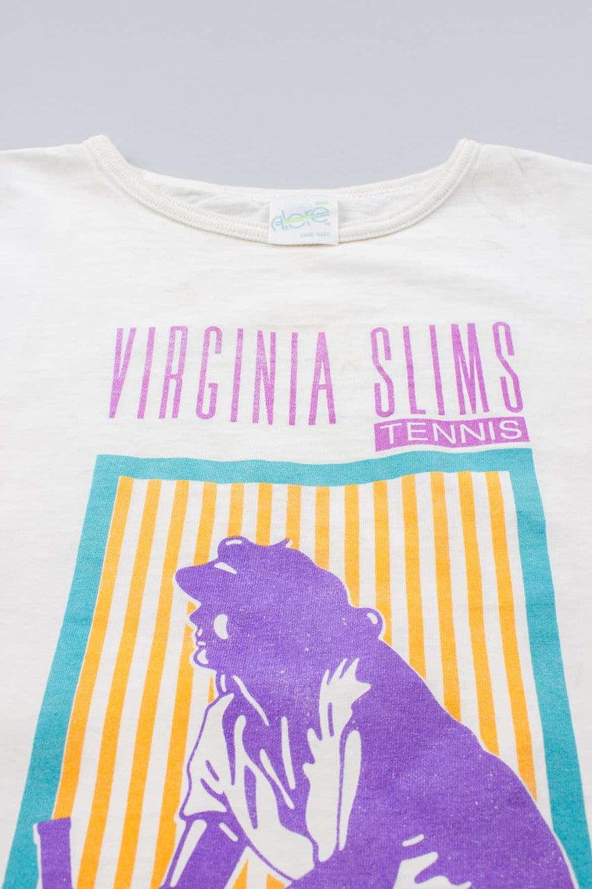 Virginia Slims Tennish Shirt (Single Stitch)