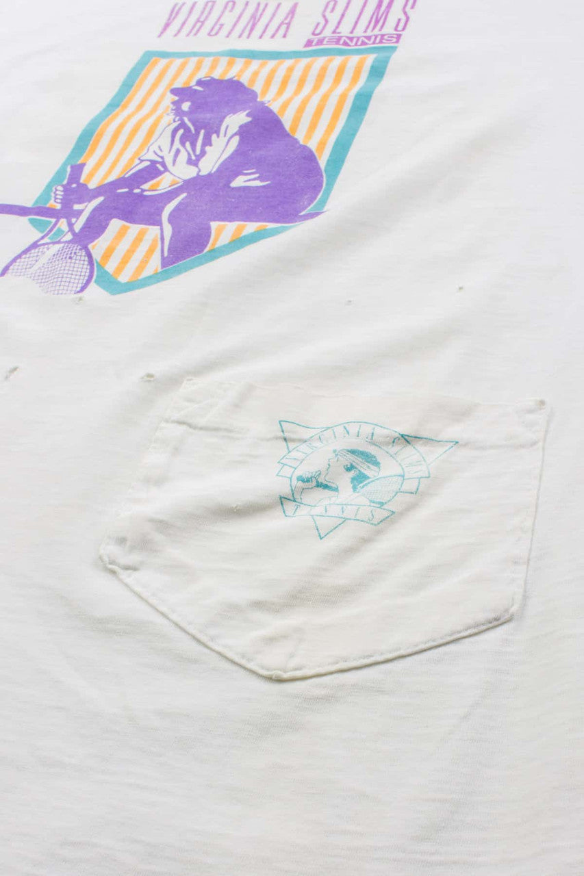 Virginia Slims Tennish Shirt (Single Stitch)