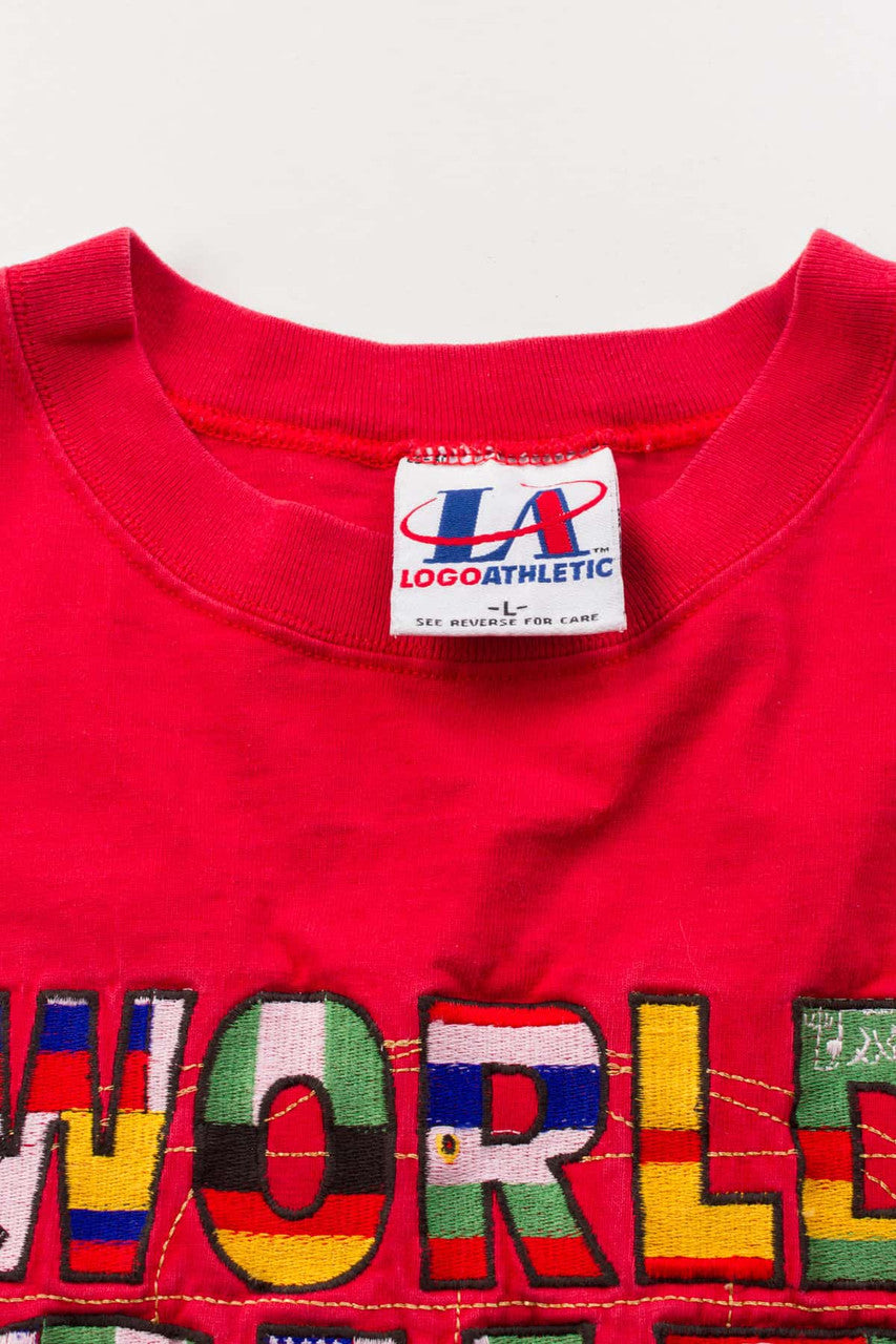 94' World Cup Embroidered T-Shirt (Single Stitch)