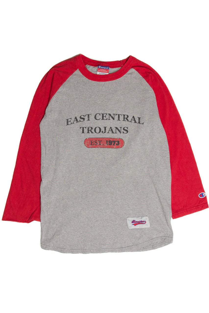 Recycled East Central Trojans Raglan T-Shirt