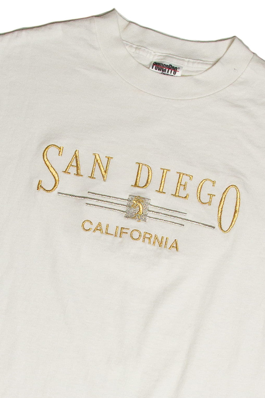 Vintage San Diego Embroidered T-Shirt