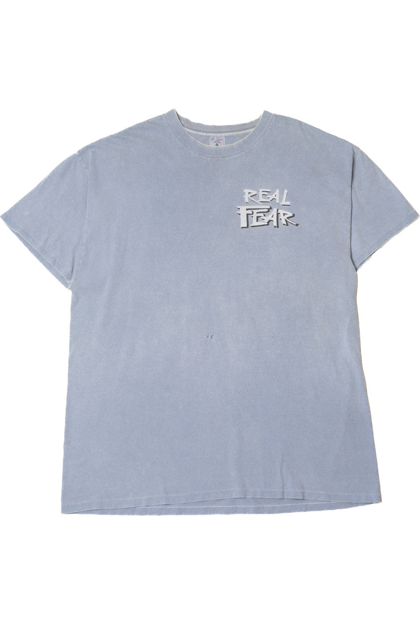 Vintage Distressed "Real Men Fear Jesus" Real Fear T-Shirt
