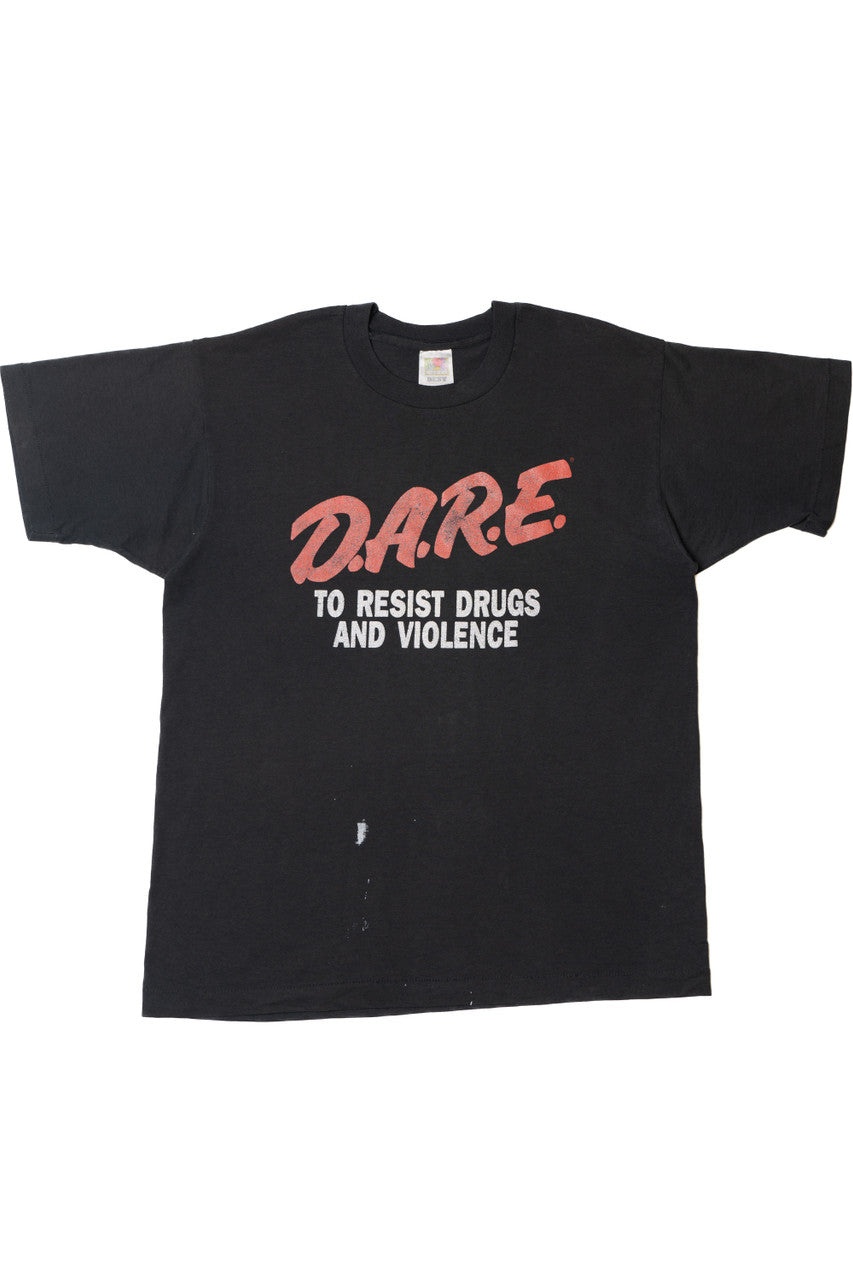 Vintage "D.A.R.E. To Resist Drugs And Violence" T-Shirt 10159