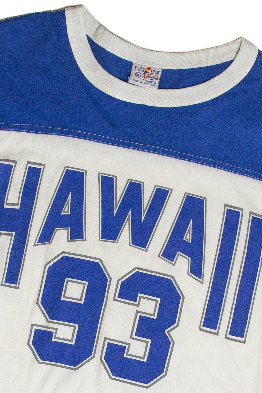 Vintage Hawaii 93 Poly Tees Jersey