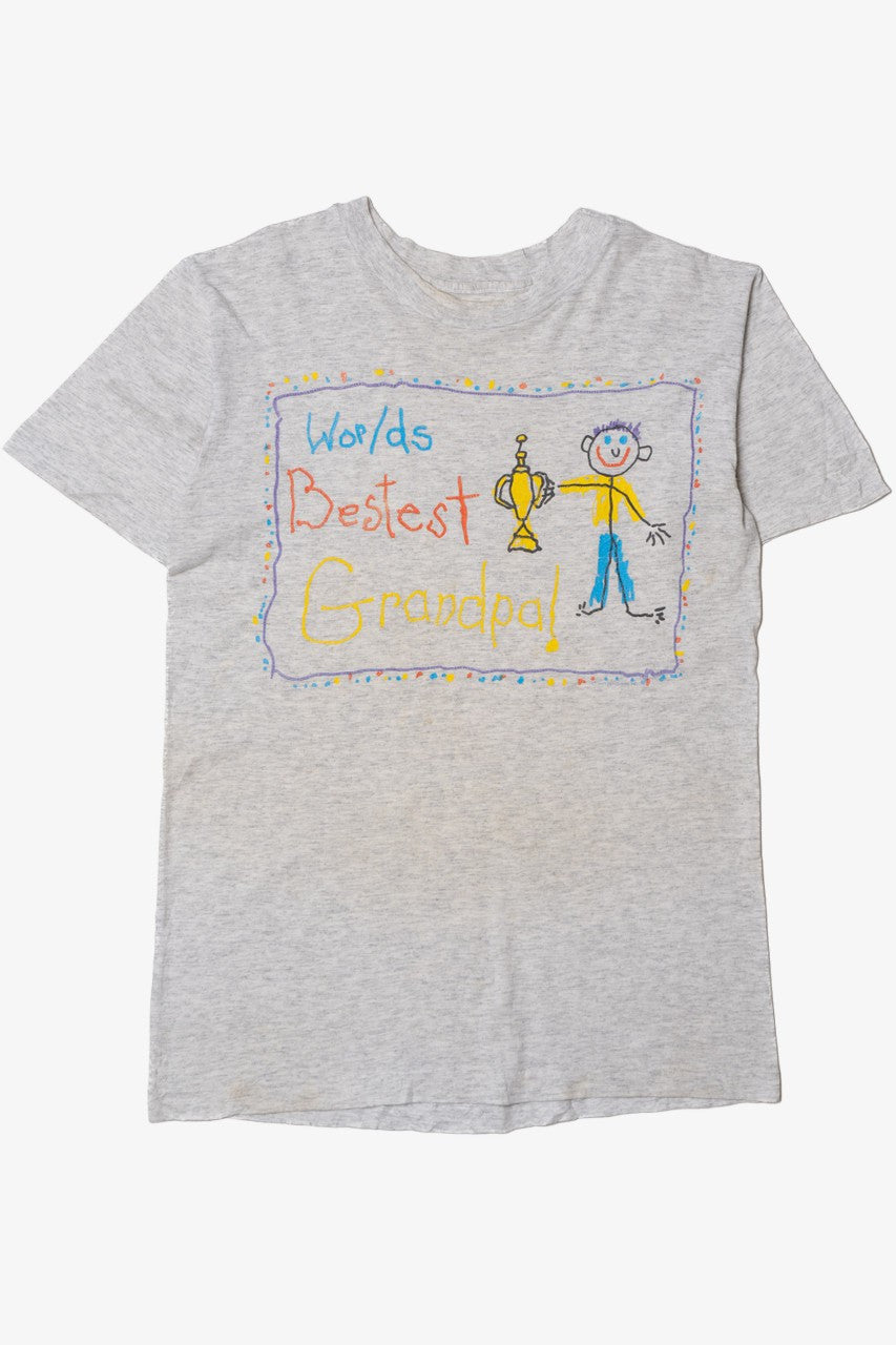 Vintage "Worlds Bestest Grandpa" T-Shirt