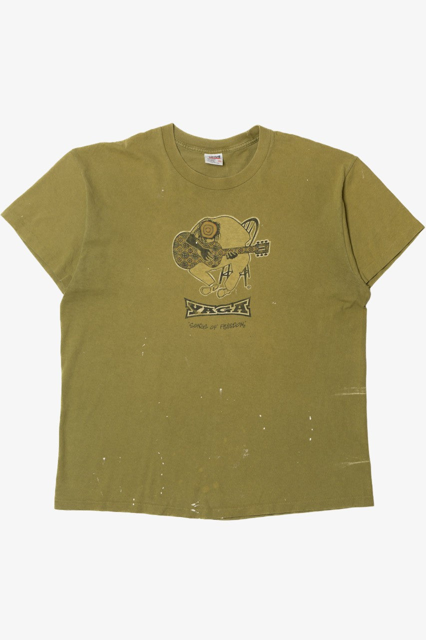 Vintage "Yaga" "Songs Of Freedom" Guitar Player T-Shirt