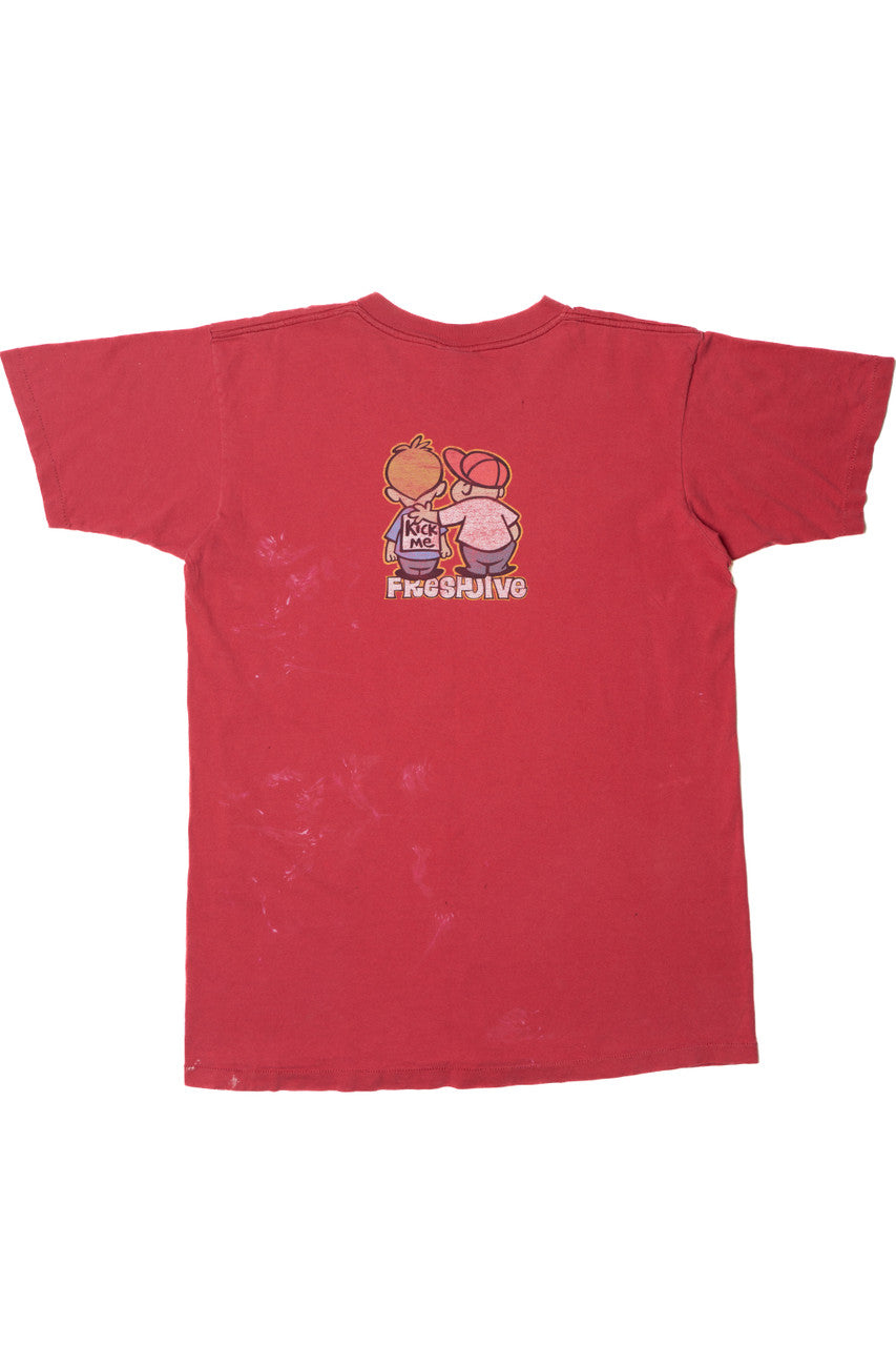 Vintage Distressed "Fresh Jive" Streetwear T-Shirt