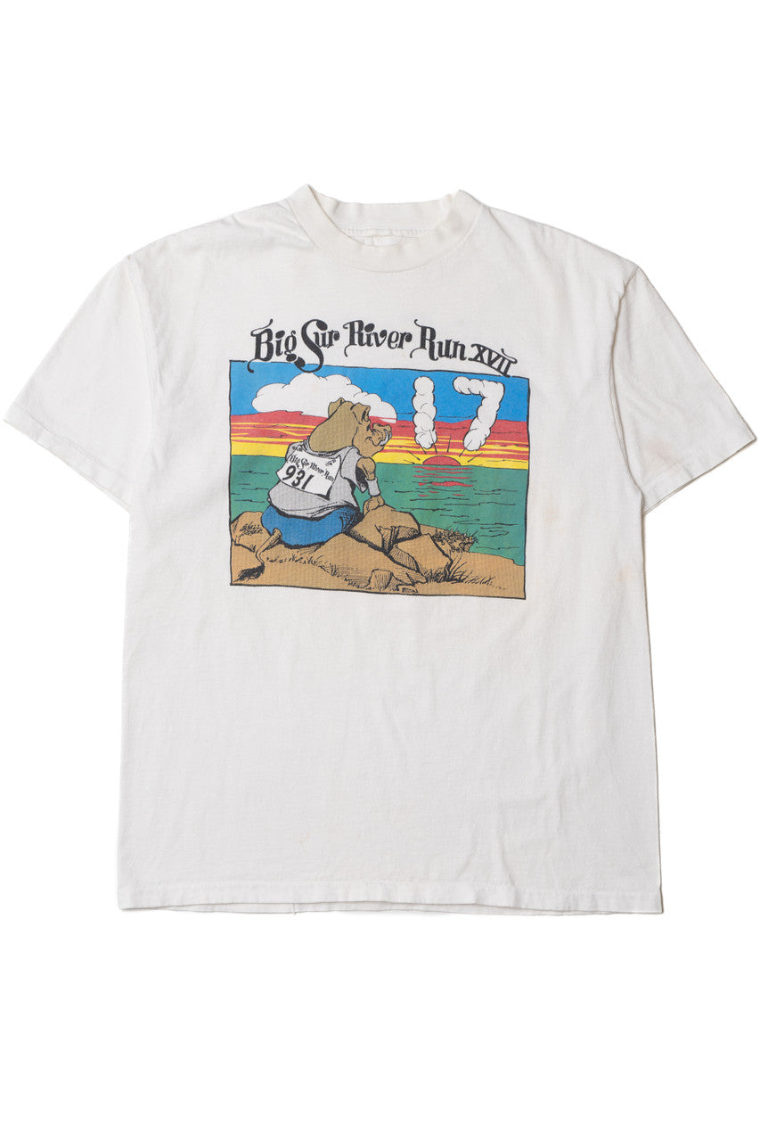 Vintage "Big Sur River Run XVII" Scenic View T-Shirt