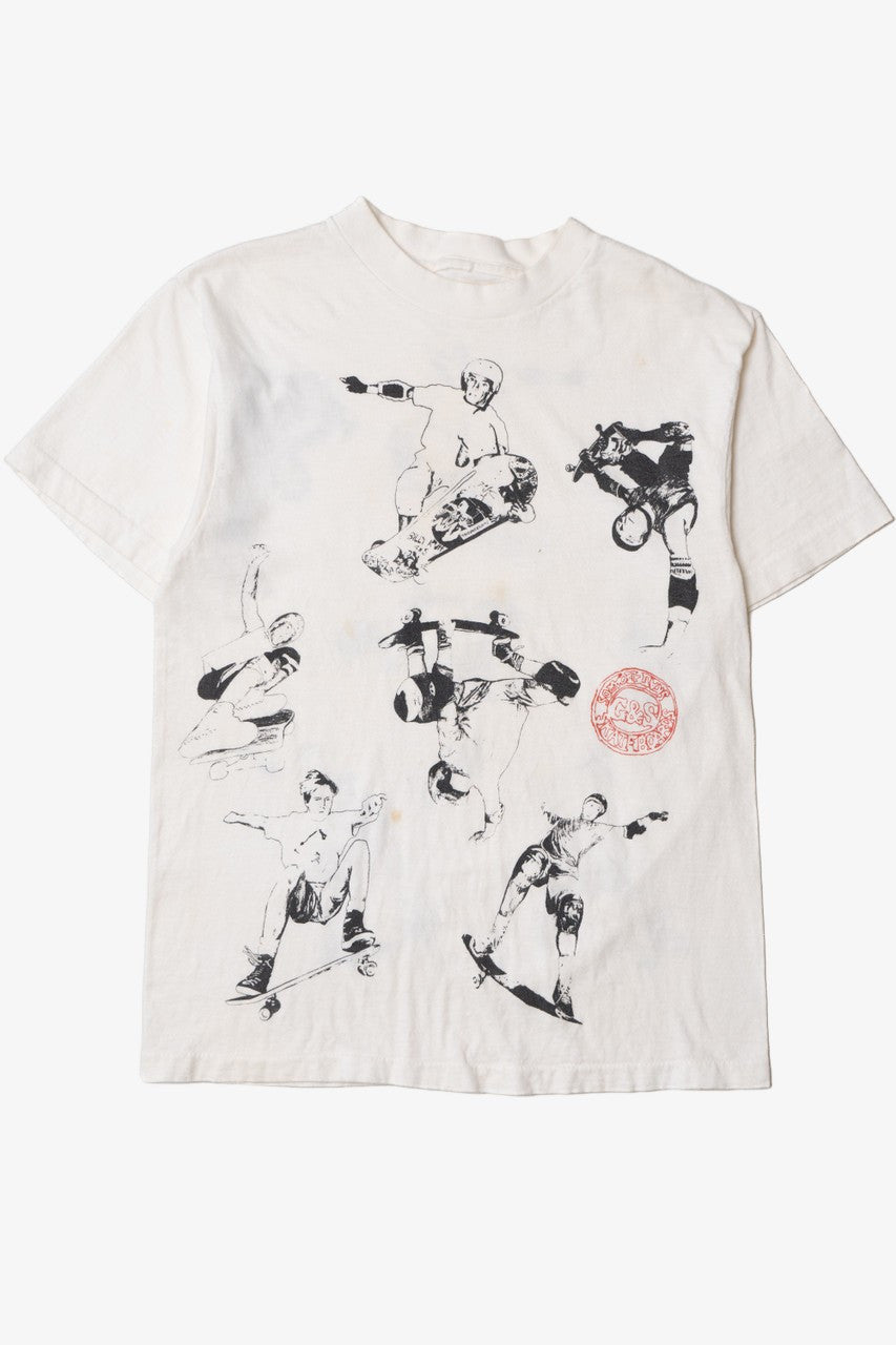 Vintage G&S Skateboards Billy Ruff Front/Back Print T-Shirt