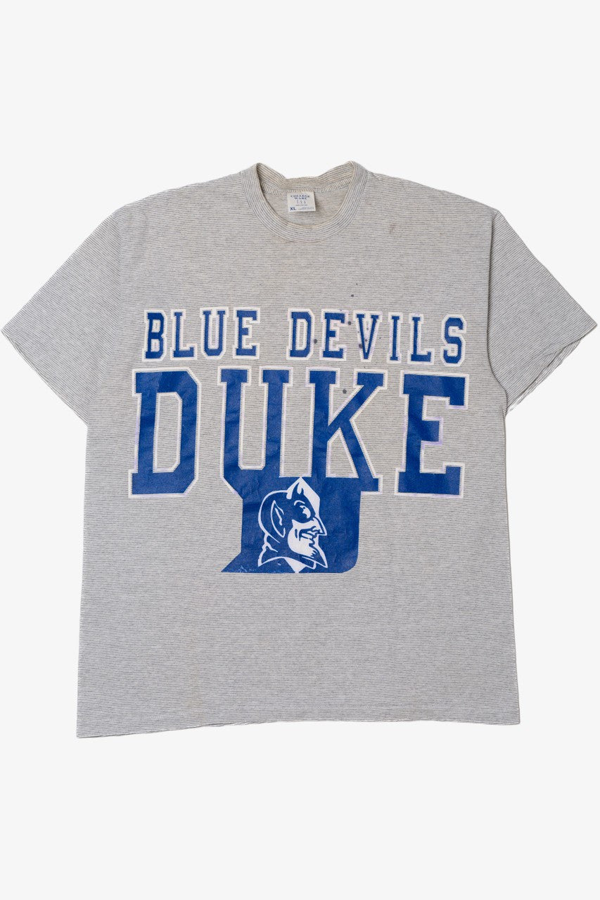 Vintage Duke "Blue Devils" Thin Striped T-Shirt