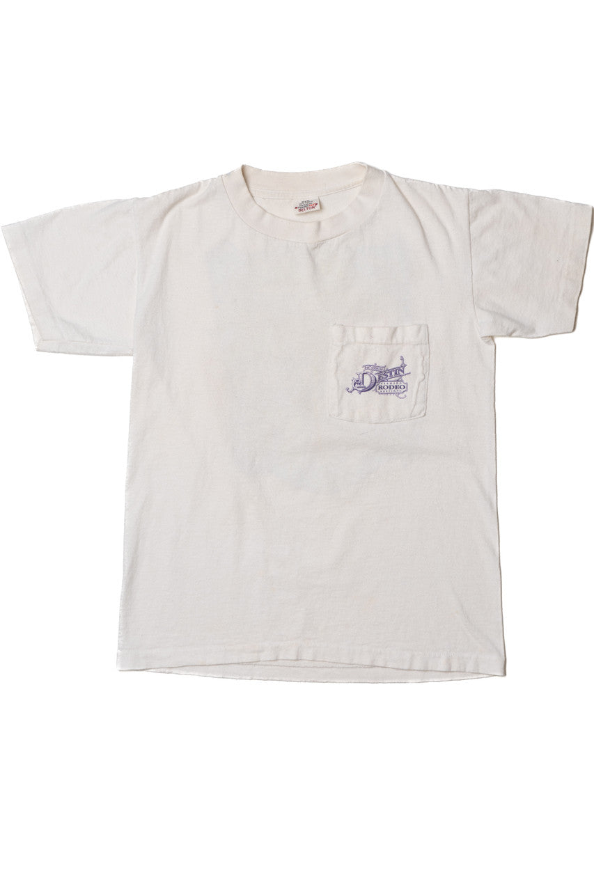Vintage 1993 "Destin Fishing Rodeo" Pocket T-Shirt