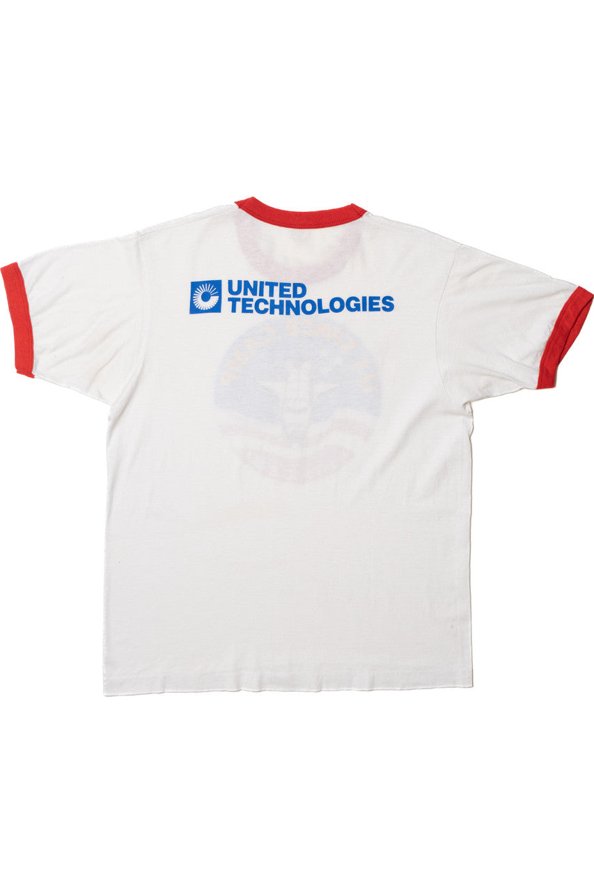 Vintage "U.S. Space Camp" Huntsville, Alabama Ringer T-Shirt (1980s)