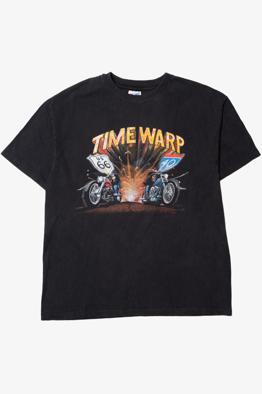 Vintage "Time Warp" "Easyriders" Motorcycle Single Stitch T-Shirt (1990s)