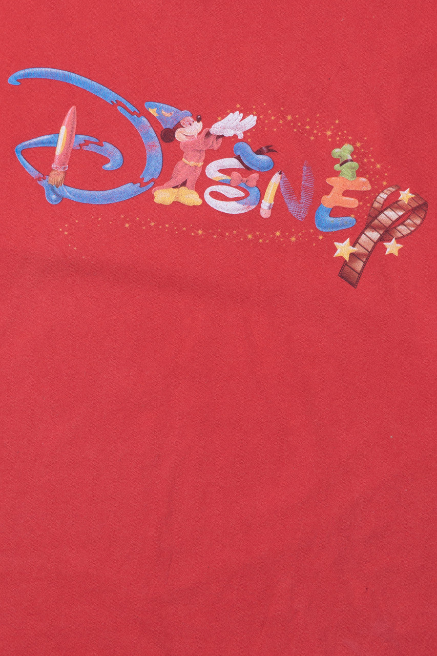 Vintage "Disney" Character Logo Disney Store T-Shirt