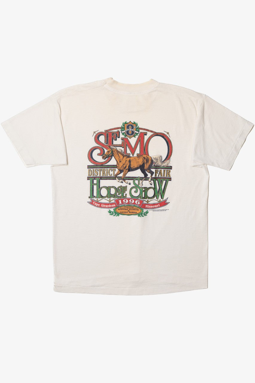 Vintage 1996 Semo District Fair Horse Show T-Shirt