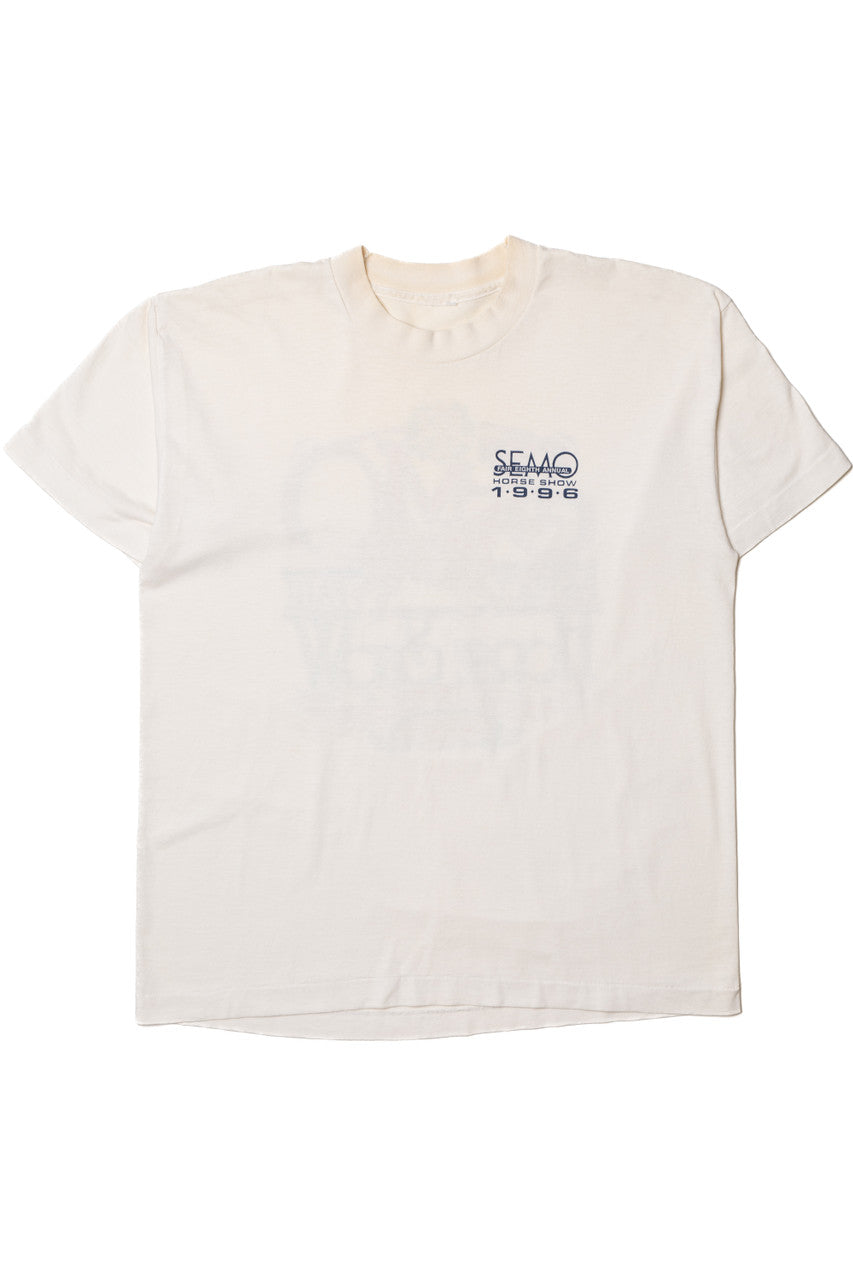 Vintage 1996 Semo District Fair Horse Show T-Shirt