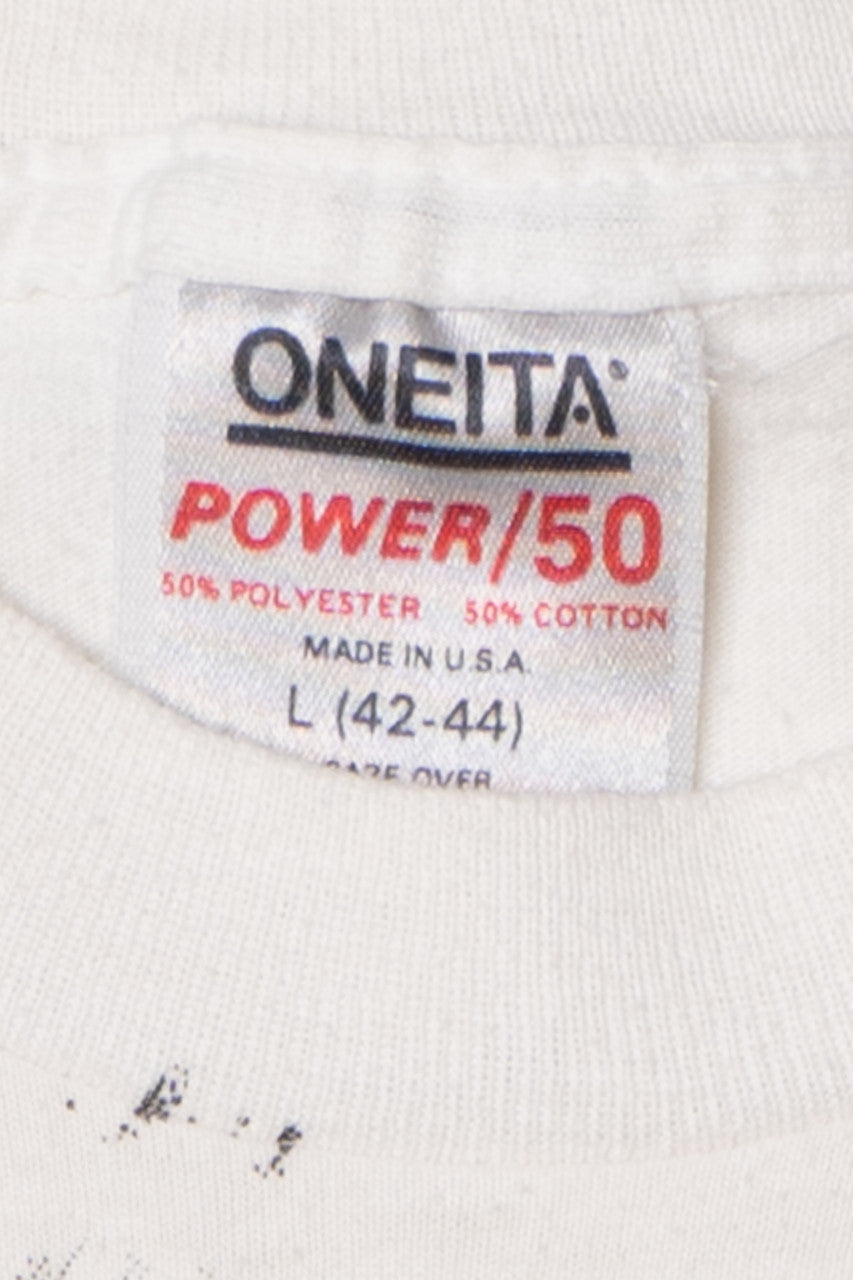 Vintage 1990 Kentucky Derby Front/Back Print T-Shirt
