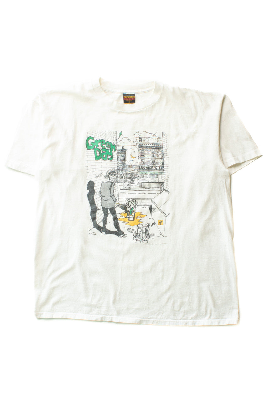 Vintage Green Day Alley Flower T-Shirt (1994)