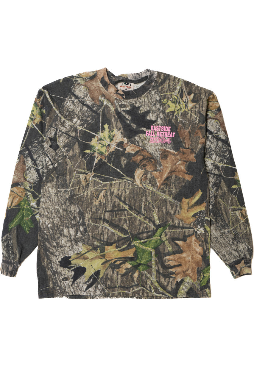 2004 "Hunting For Souls" Fall Religious Retreat Mossy Oak Long Sleeve T-Shirt