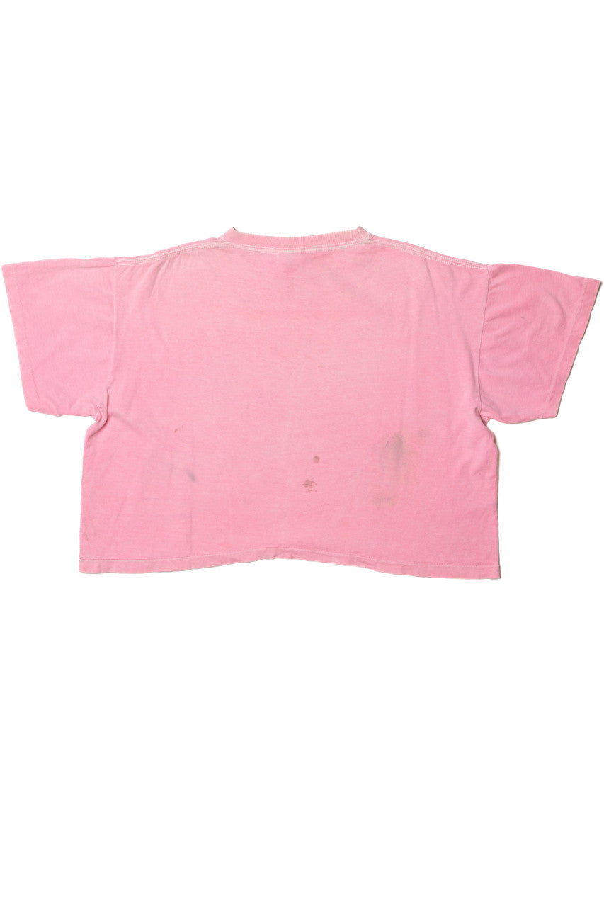 Vintage Distressed L.A. Gear Cropped T-Shirt