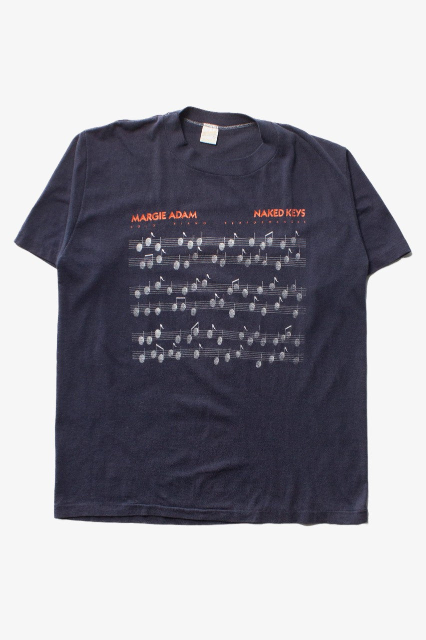 Vintage Margie Adam Naked Keys T-Shirt (1980s)