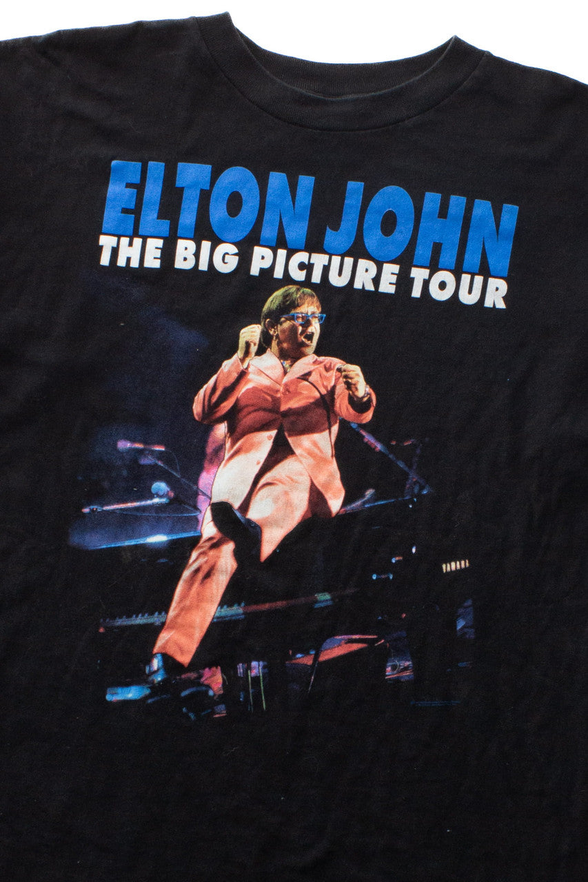 Vintage Elton John Big Picture Tour T-Shirt (1998)