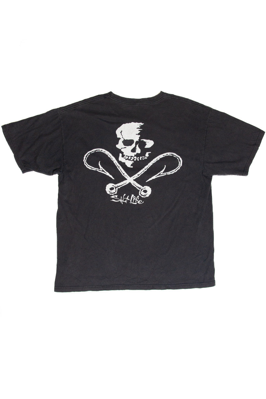 Salt Life Skull And Hooks T-Shirt