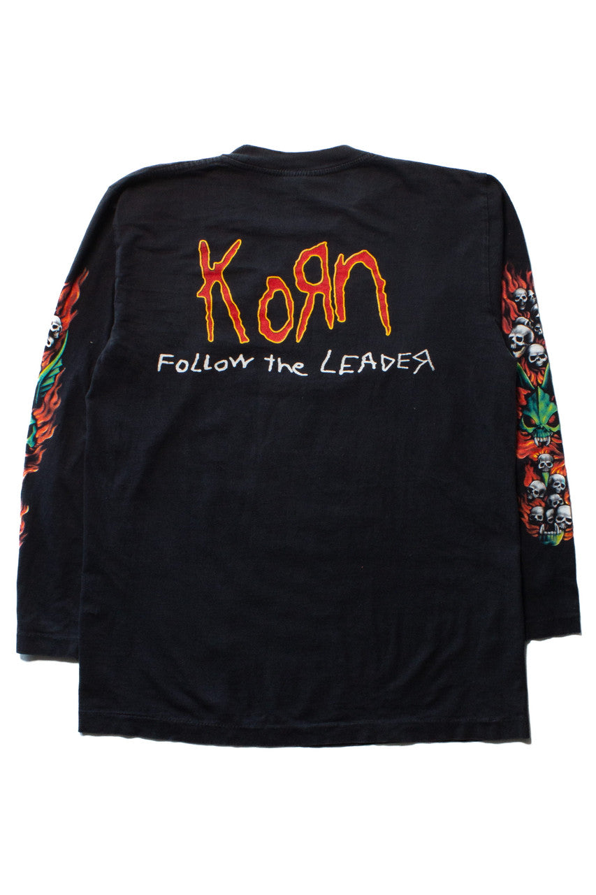 Vintage Korn Follow The Leader Long Sleeve T-Shirt (1990s)