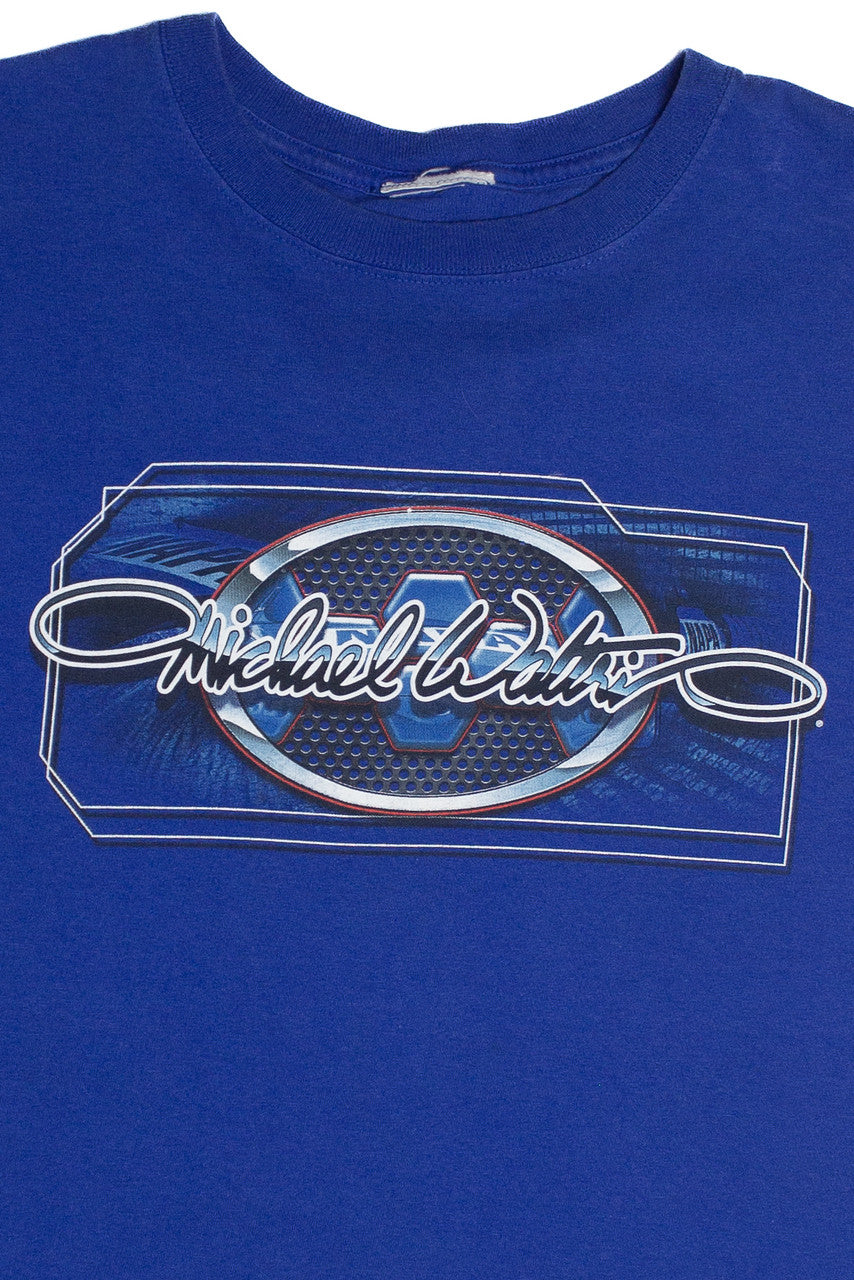 Michael Waltrip #55 NASCAR Racing Front/Back Print T-Shirt