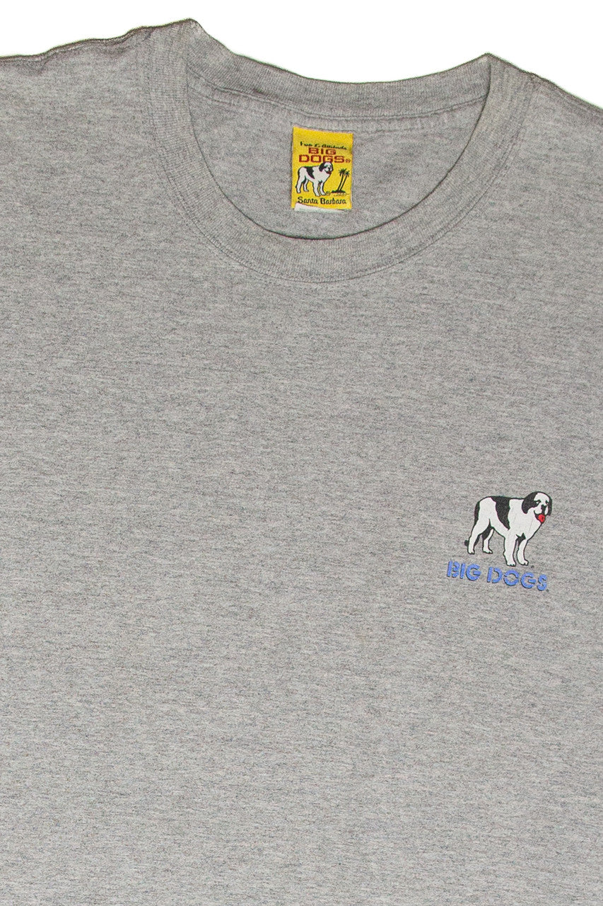 Vintage Big Dogs Stay Off The Court T-Shirt (1999)