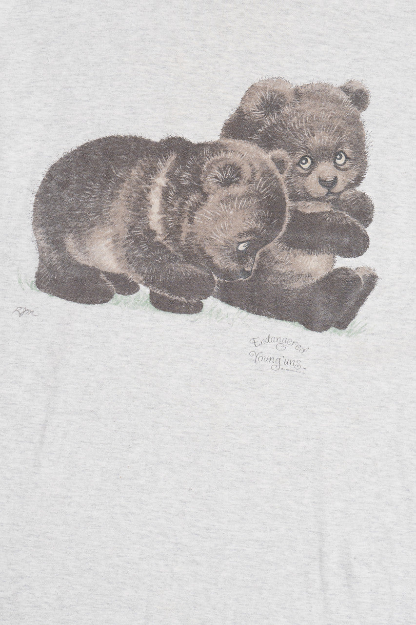 Vintage Baby Bears "Endangered Young'uns" Tall T-Shirt