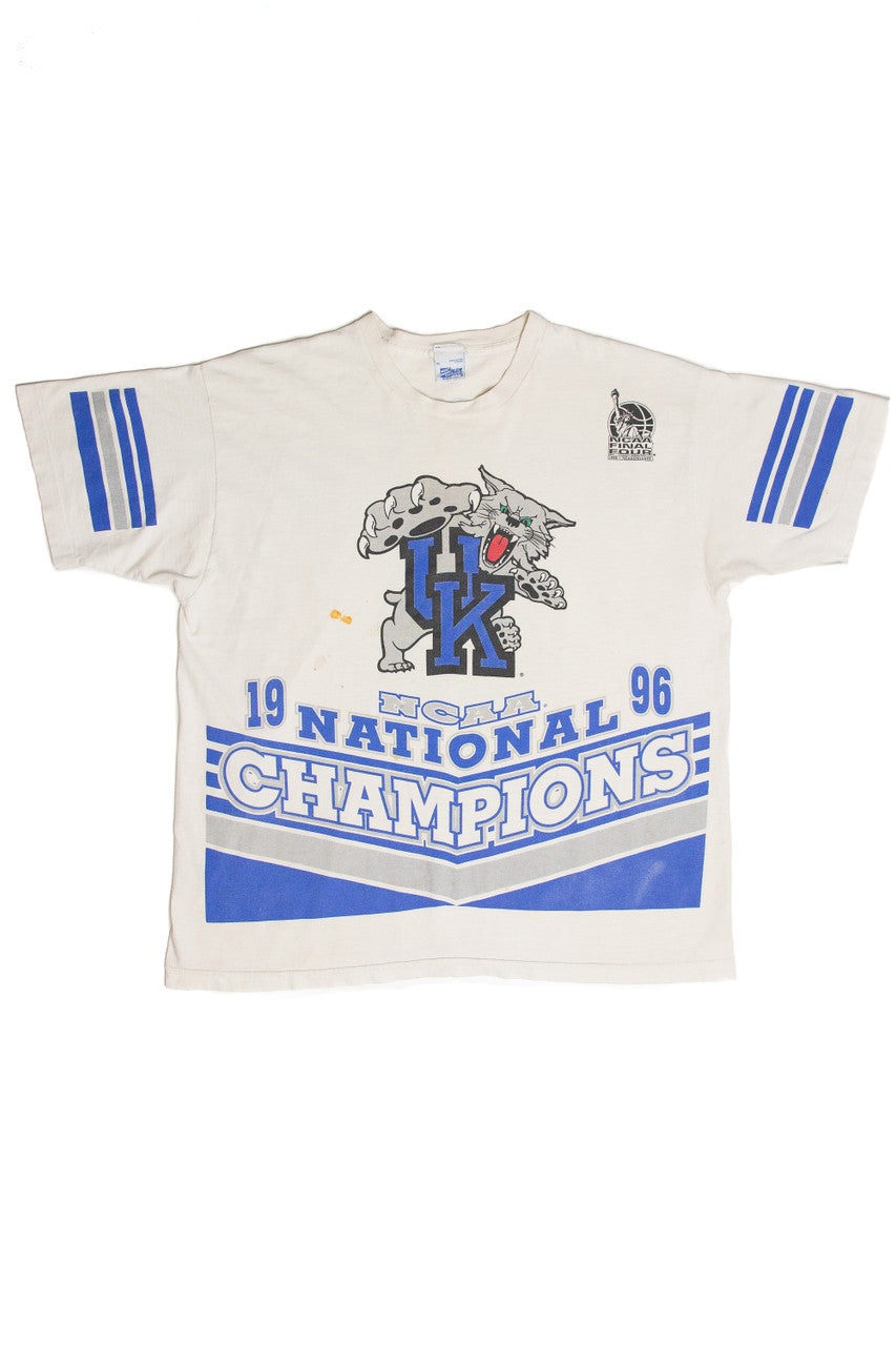 Vintage University Of Kentucky 1996 NCAA Champions T-Shirt
