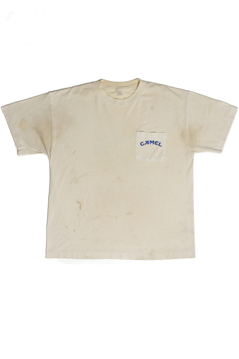camel cigarettes pocket t shirt Found this awesome t-shirt from 1989 at a flea market : r/ThriftStoreHauls Please check our actual measurements to make sure this will fit your perfectly VTG 90s Joe Camel Cigarettes