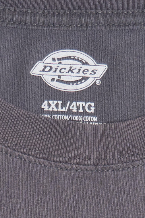 Distressed Dickies Pocket Long Sleeve T-Shirt