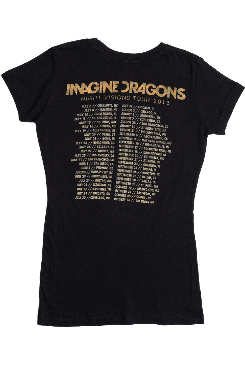 Imagine Dragons 2013 Night Visions Tour T-Shirt