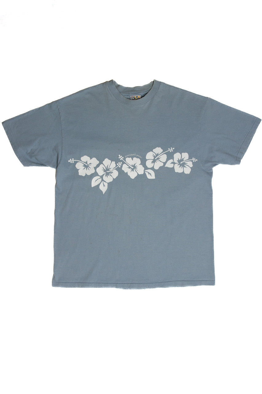 Vintage Pineapple Juice Hibiscus T-Shirt