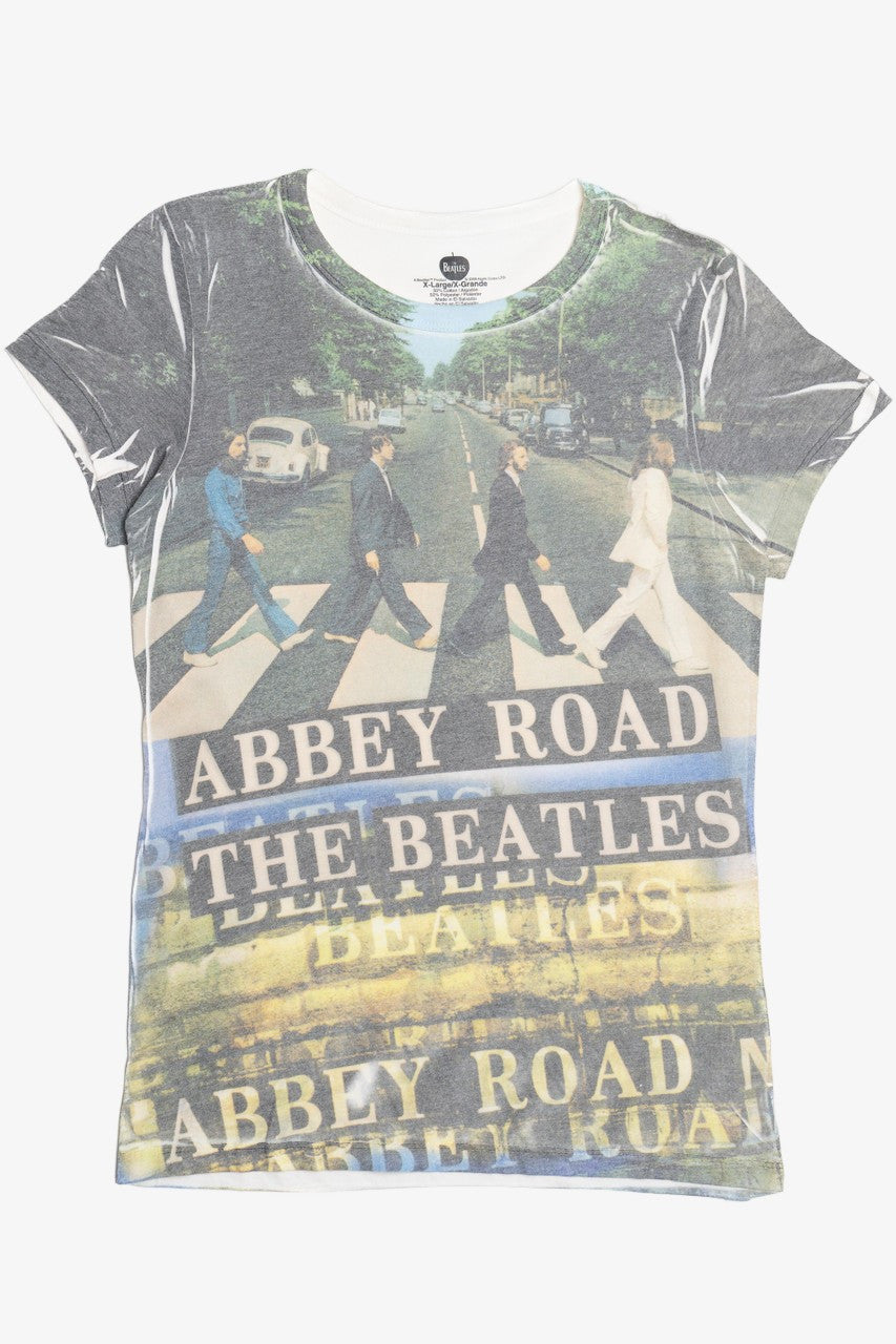 2009 The Beatles Abbey Road Distressed Print T-Shirt
