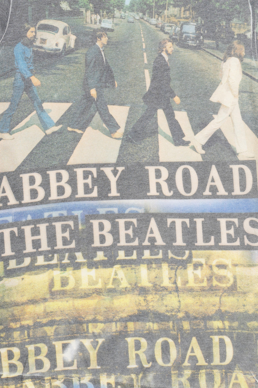 2009 The Beatles Abbey Road Distressed Print T-Shirt