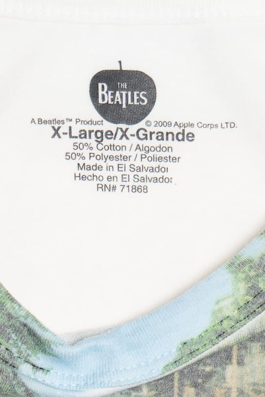 2009 The Beatles Abbey Road Distressed Print T-Shirt