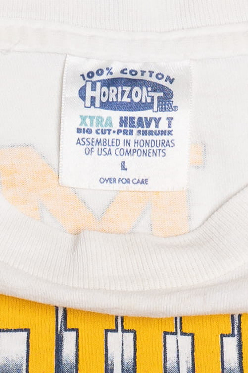 Vintage Michigan Wolverines Raw Hem Crop T-Shirt