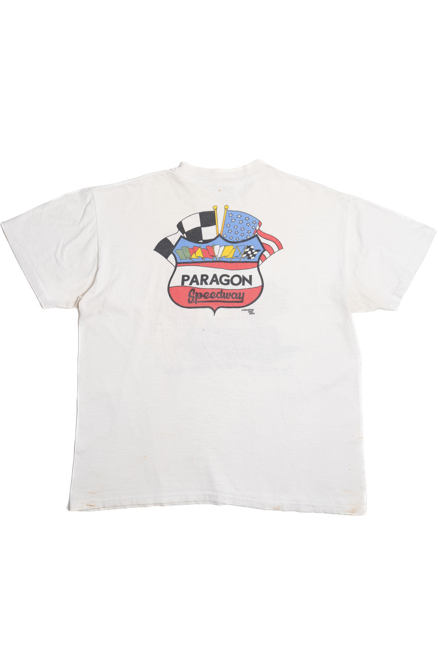 Vintage "Dirt Track Racing" "A Ride On The Wild Side" T-Shirt