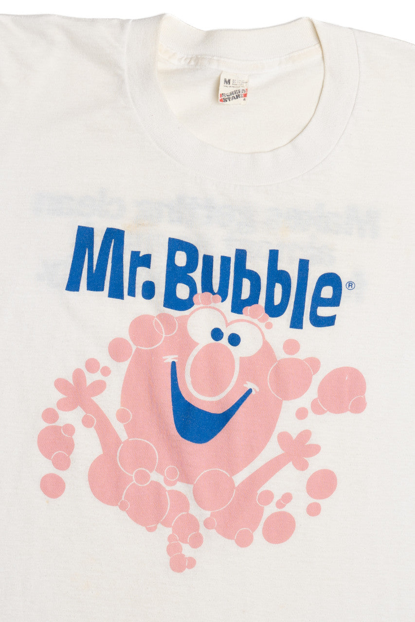 Vintage Mr. Bubble "As Much Fun As Getting Dirty" Screen Stars T-Shirt