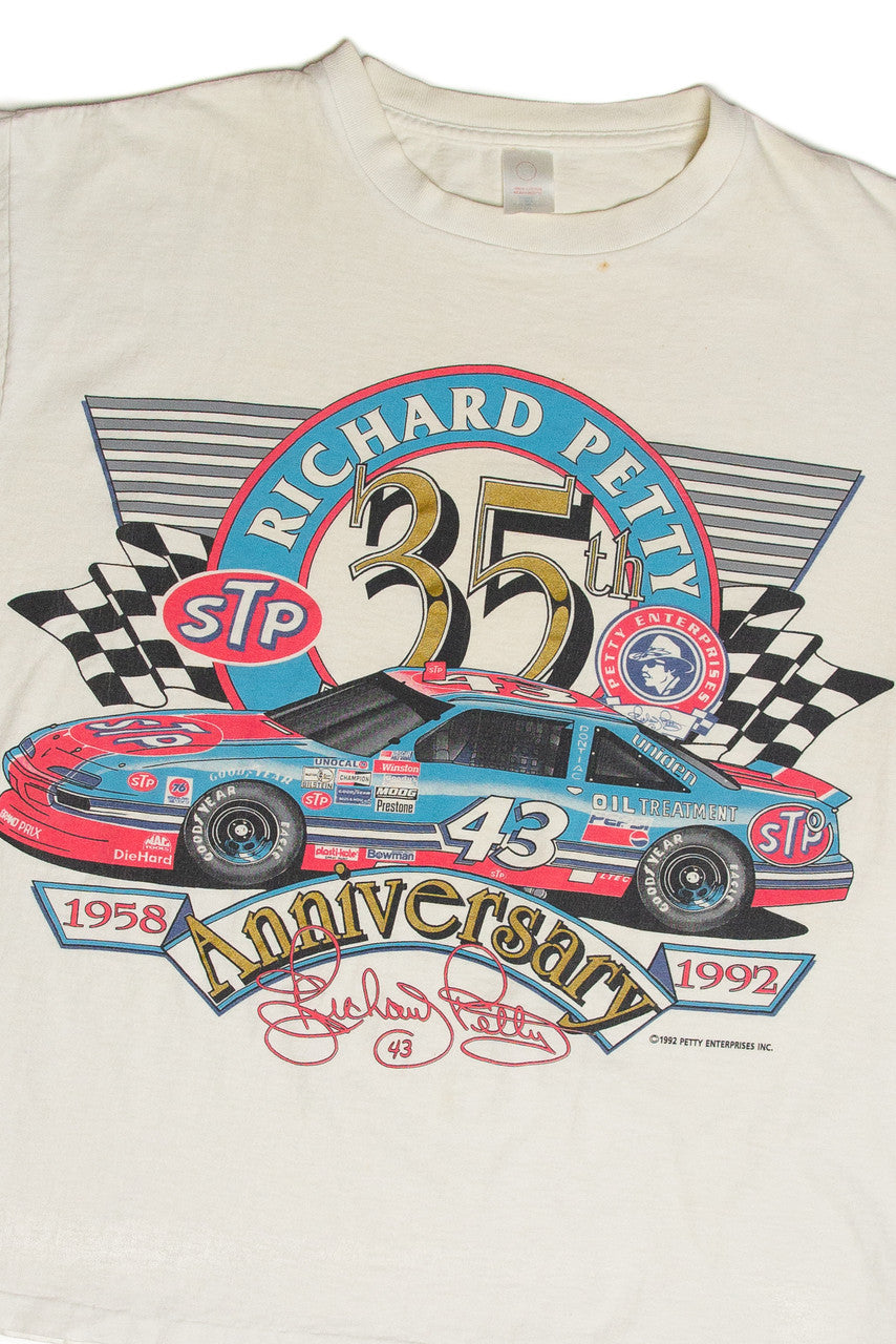 Vintage Richard Petty 35th Anniversary T-Shirt (1992)