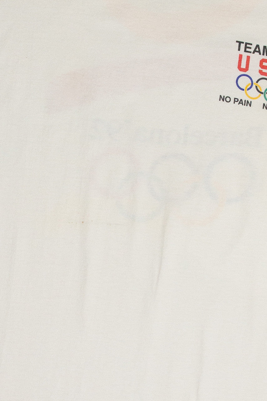 Vintage "No Pain No Spain" Team U.S.A. Barcelona Olympics T-Shirt (1992)