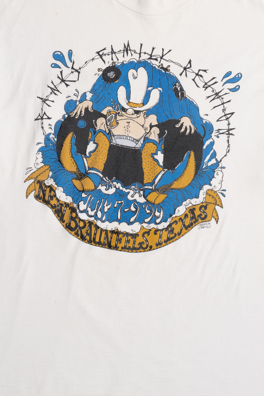 Vintage 1994 Banks Family Reunion Cowboy T-Shirt