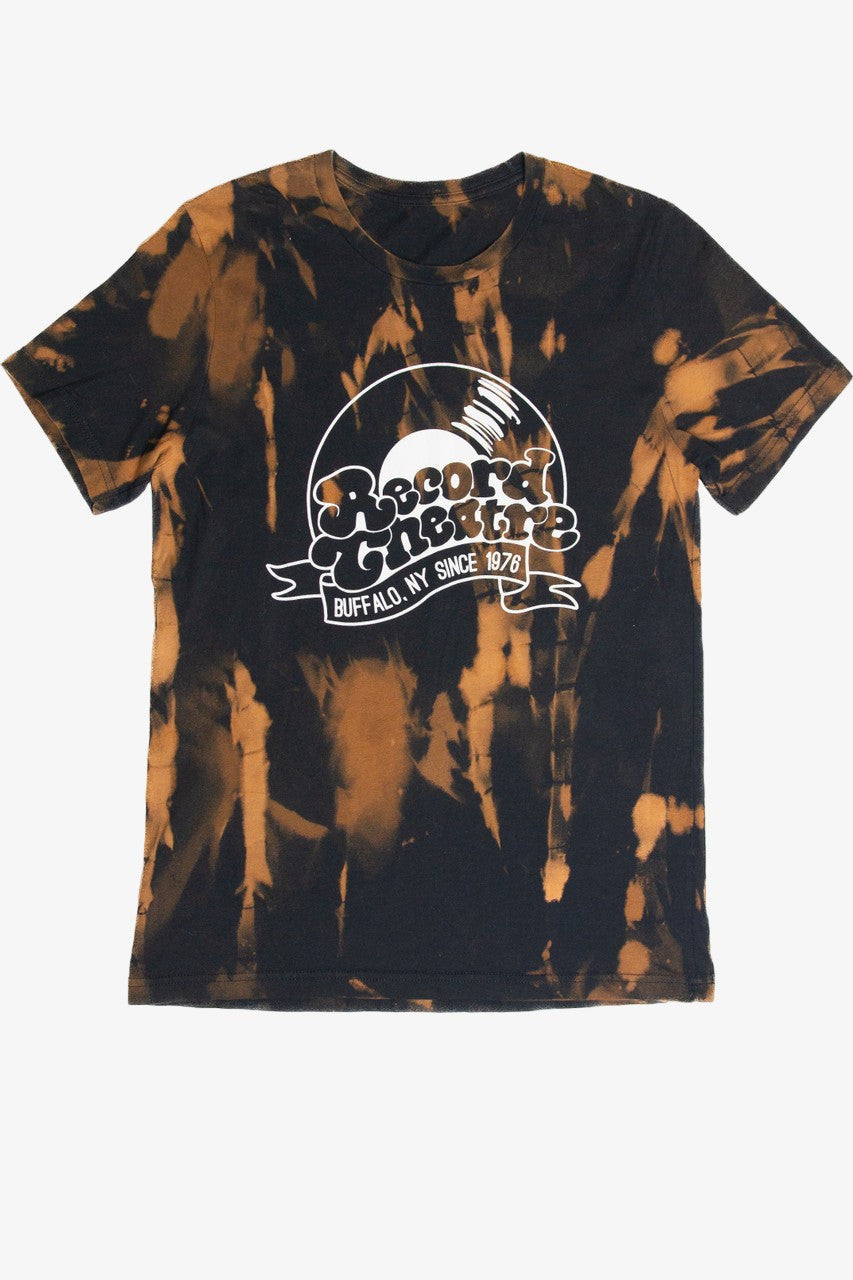 Record Theatre Bleach Tie-Dye T-Shirt